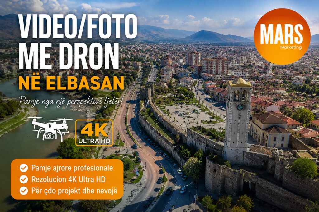 video foto me dron në elbasan